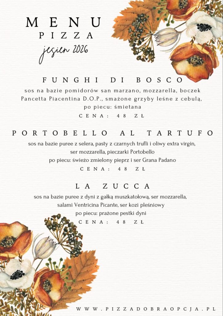 Menu sezonowe i oferty specjalne